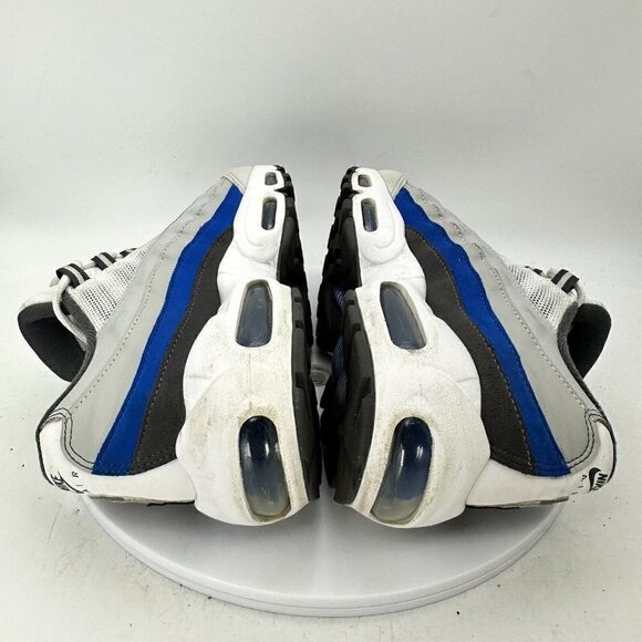 Nike Air Max 95 Recraft GS White Game Royal Grey Youth Shoe CJ3906-103 Size 6.5Y - Picture 8 of 13